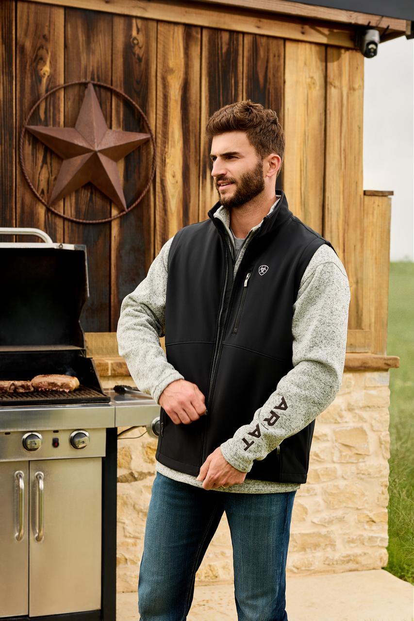 Men’s Ariat Logo Softshell Vest (2587)