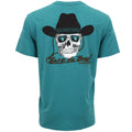 Bad Company Teal/Black Skull Tee