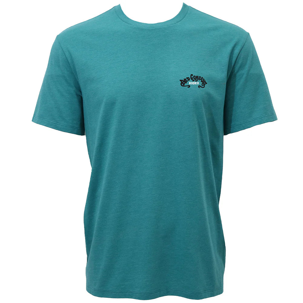Bad Company Teal/Black Skull Tee