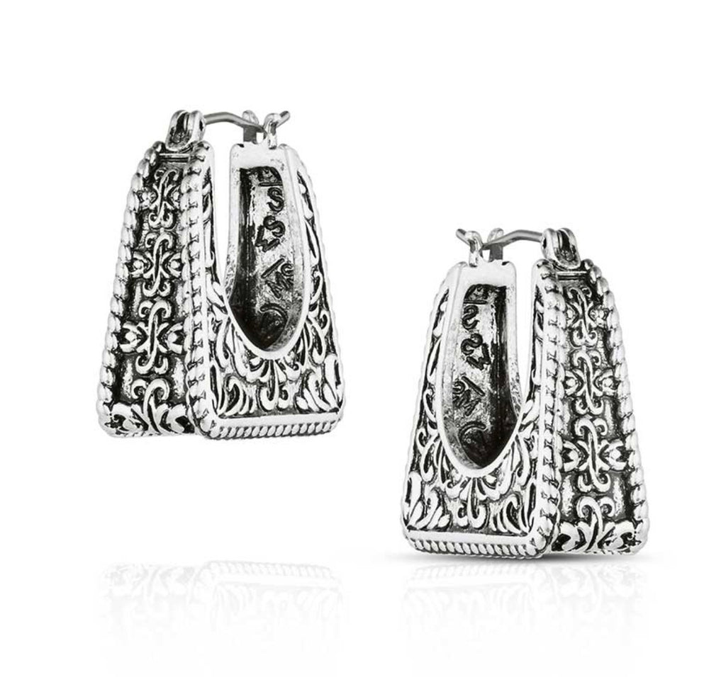 Stirrup Hoop Earrings