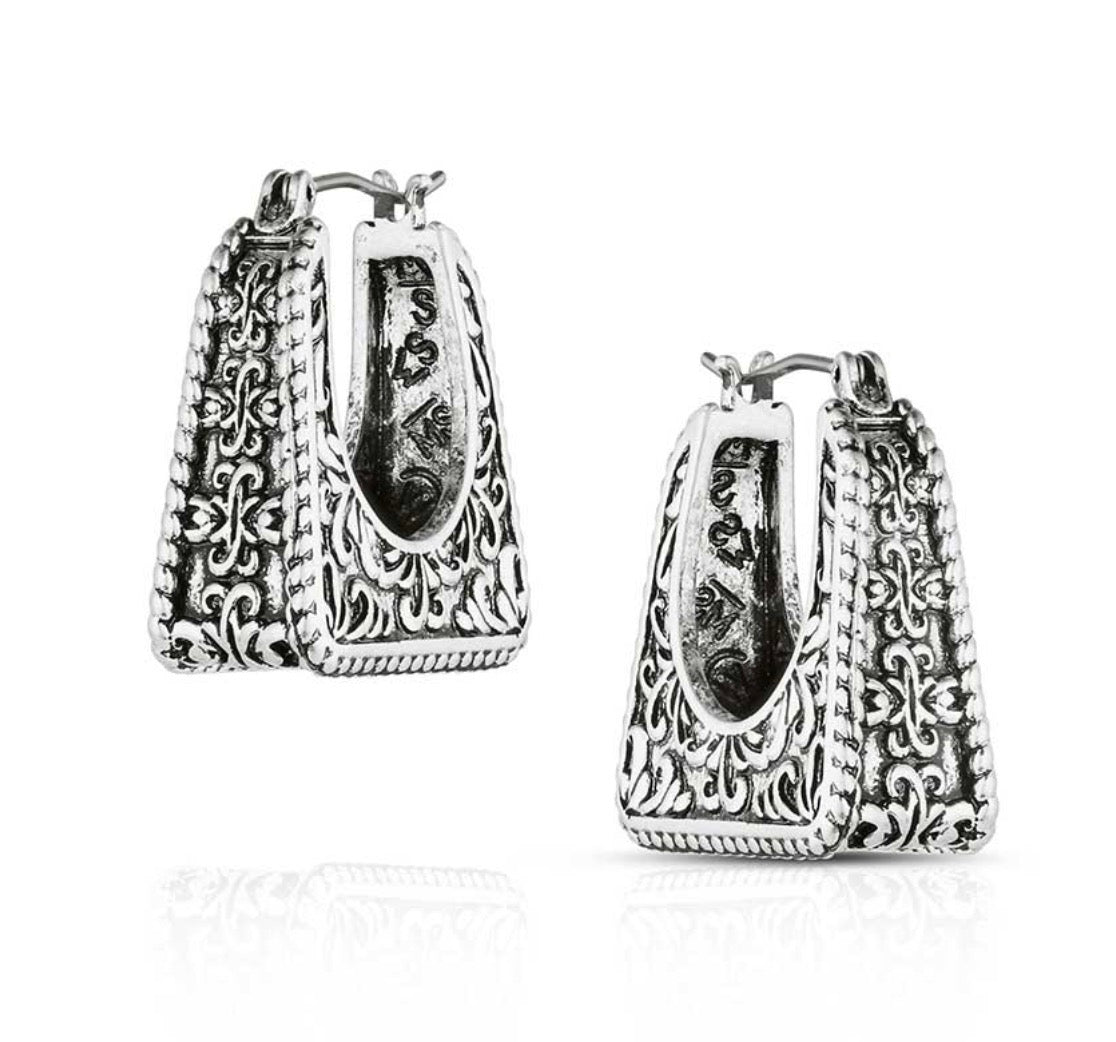 Stirrup Hoop Earrings