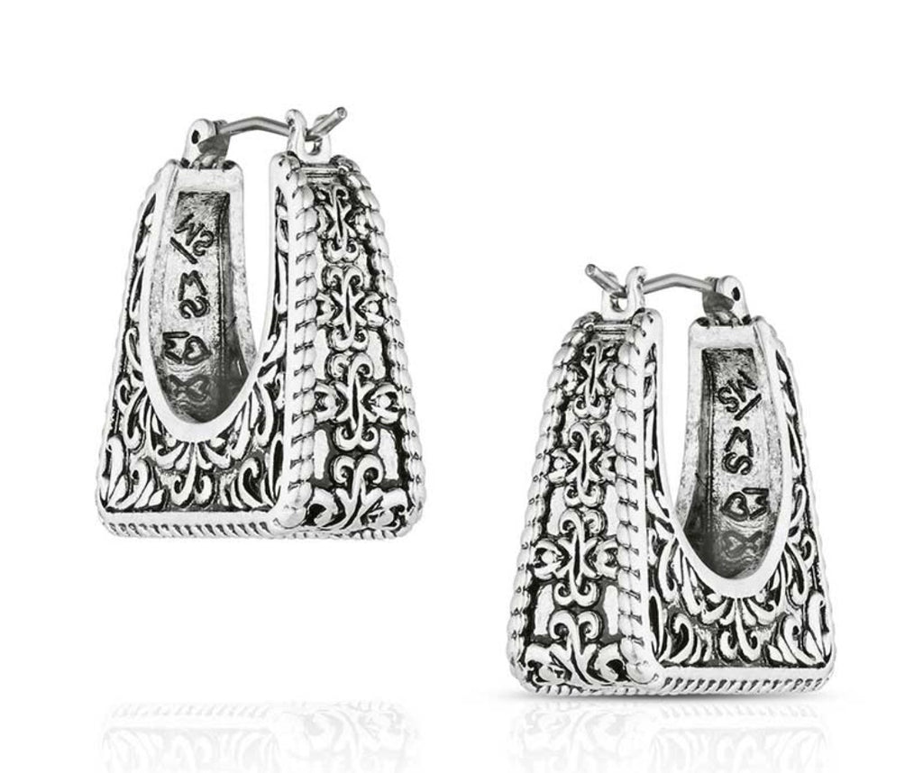 Stirrup Hoop Earrings