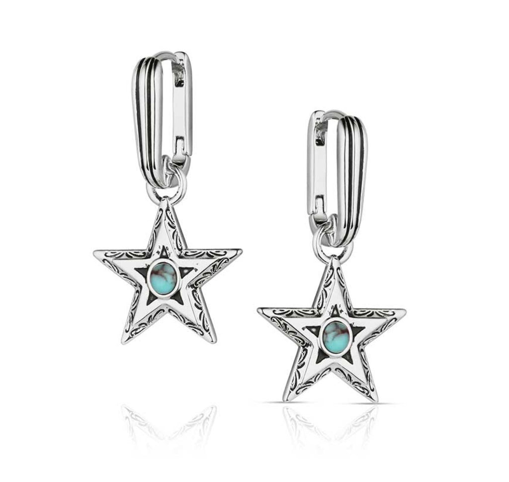 Lucky Star Turquoise Earrings