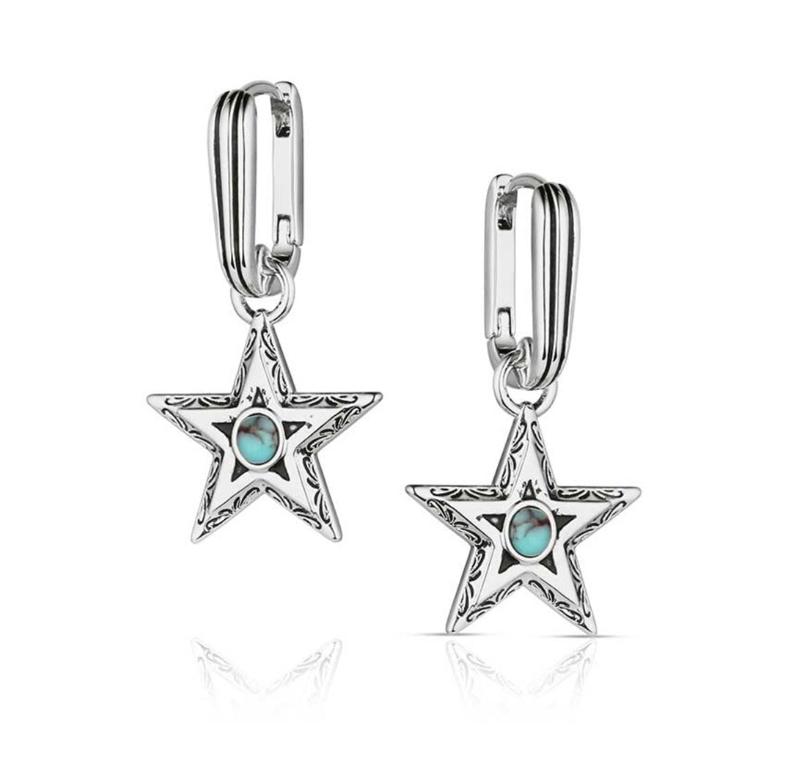 Lucky Star Turquoise Earrings