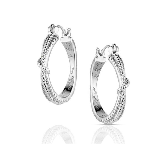 Cowgirl Ice Hoop Earrings