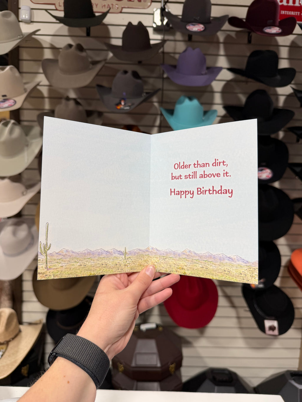 Funny Birthday Card: Been There, Done That Cowboy Humor | Funny Birthday Greeting Card