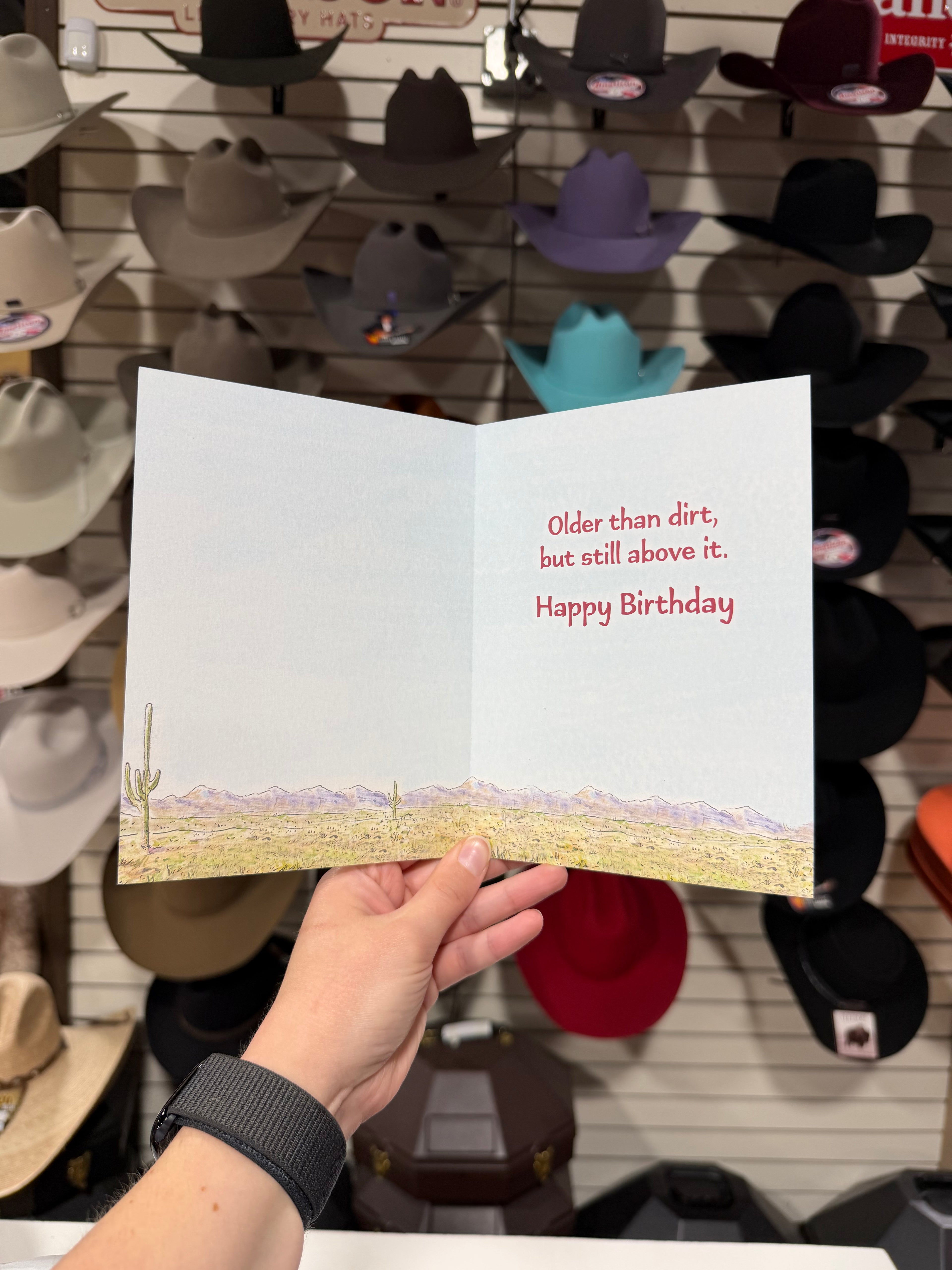 Funny Birthday Card: Been There, Done That Cowboy Humor | Funny Birthday Greeting Card