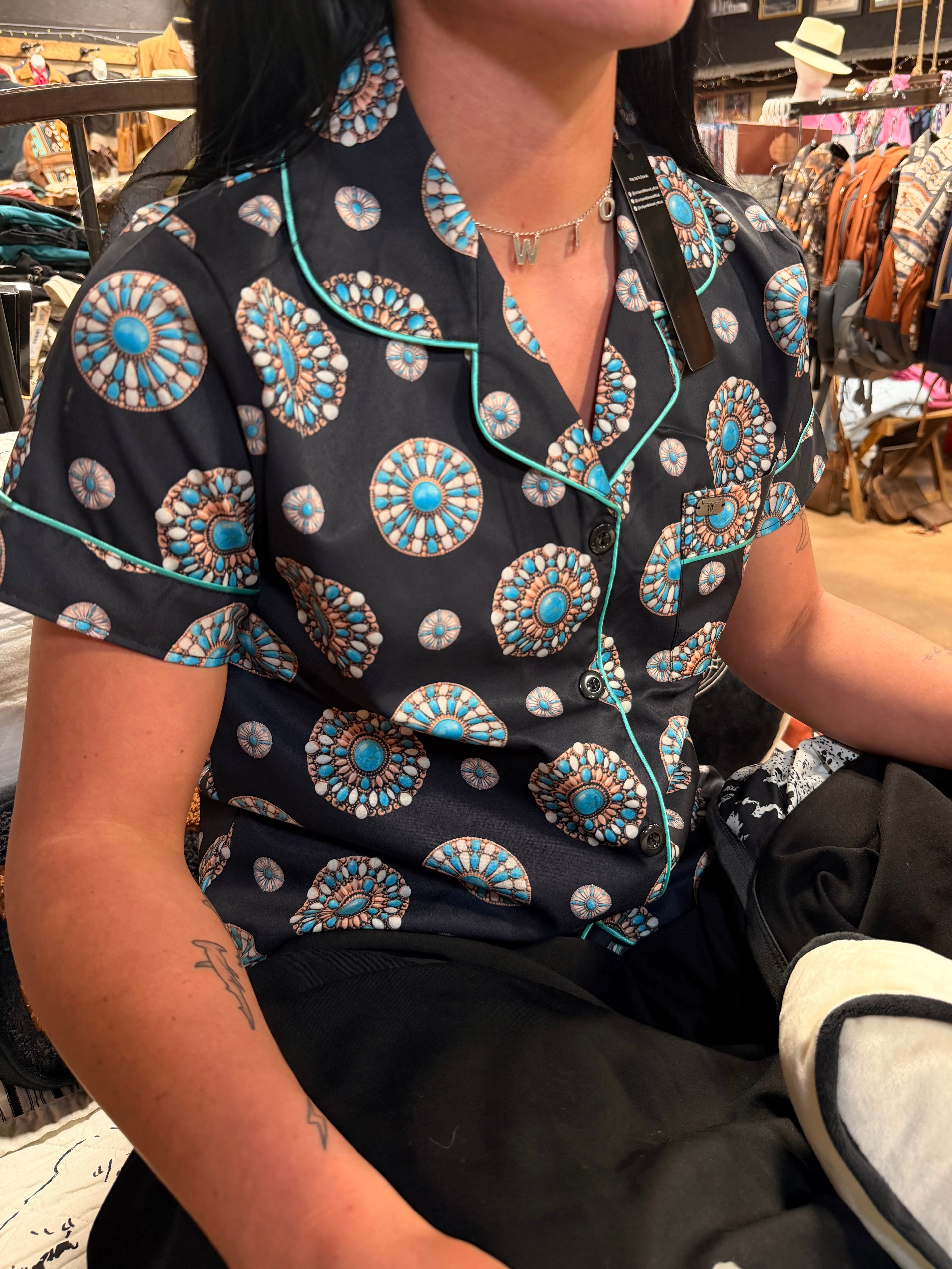 Midnight Mesa Concho PJ Set