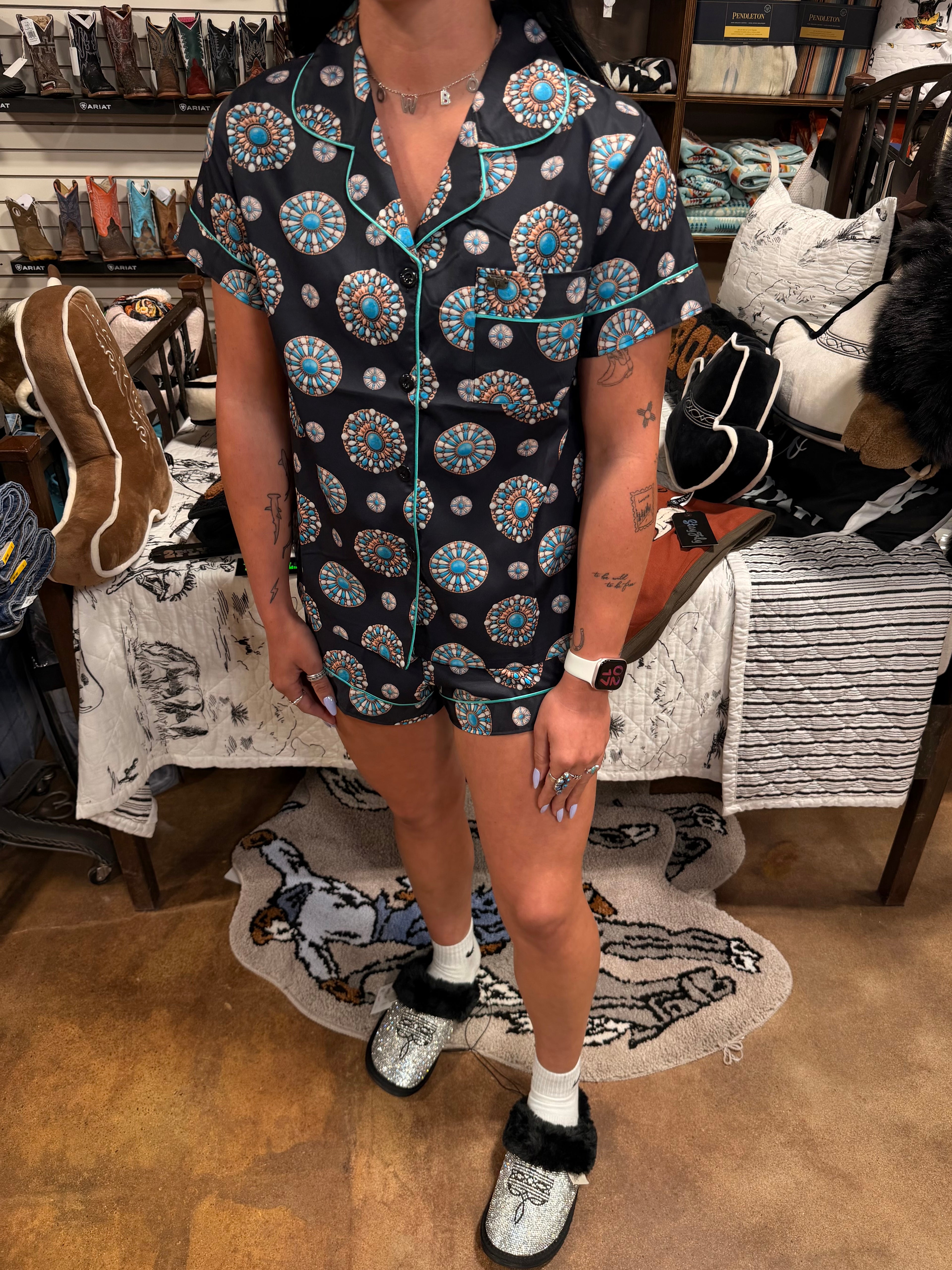 Midnight Mesa Concho PJ Set