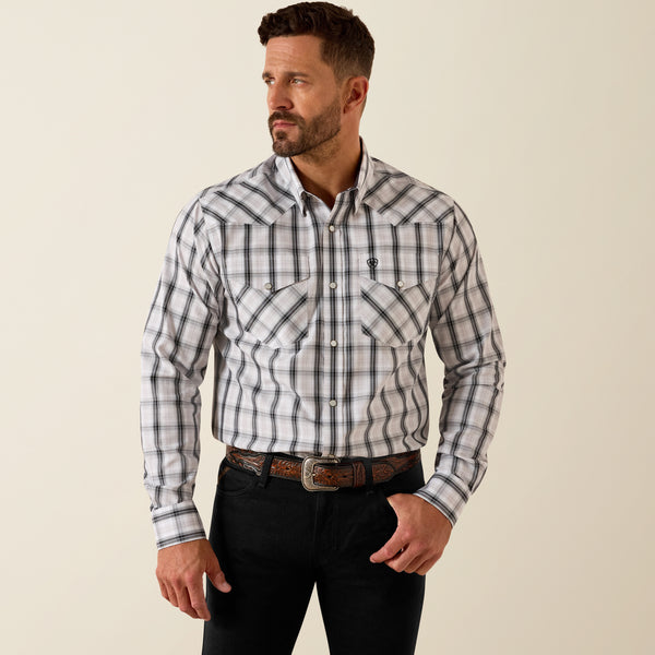 Men’s Wrinkle Free Ariat Fitted Snap Shirt