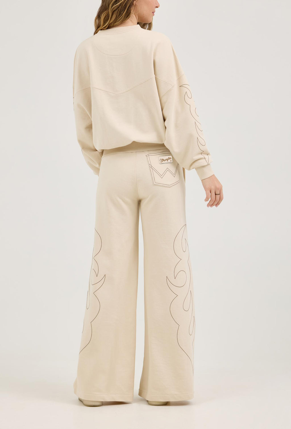 Wrangler® X Lainey Wilson Cowboy Sweatshirt - Cream - 112375627