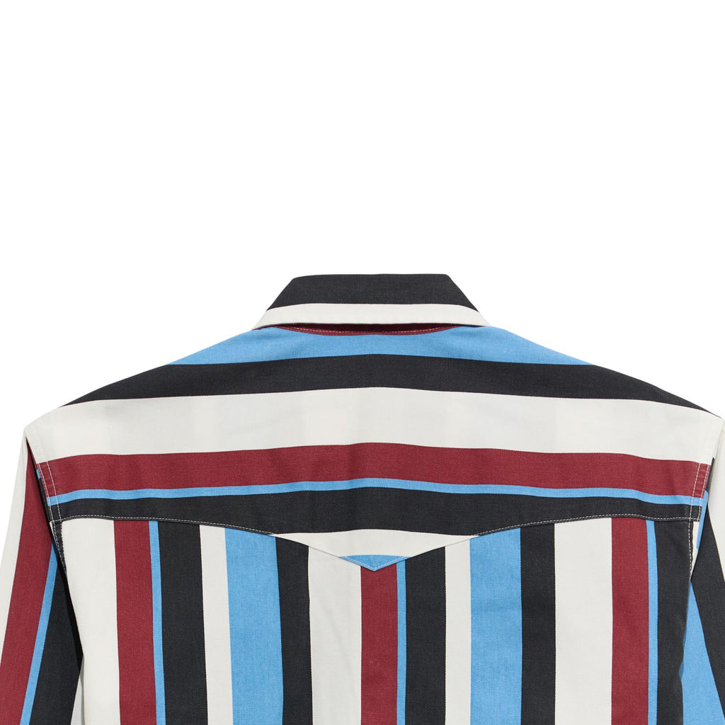 Wrangler® Vintage Inspired Long Sleeve Shirt - Classic Fit - Blue Multi - 112374804