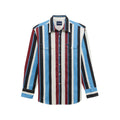 Wrangler® Vintage Inspired Long Sleeve Shirt - Classic Fit - Blue Multi - 112374804