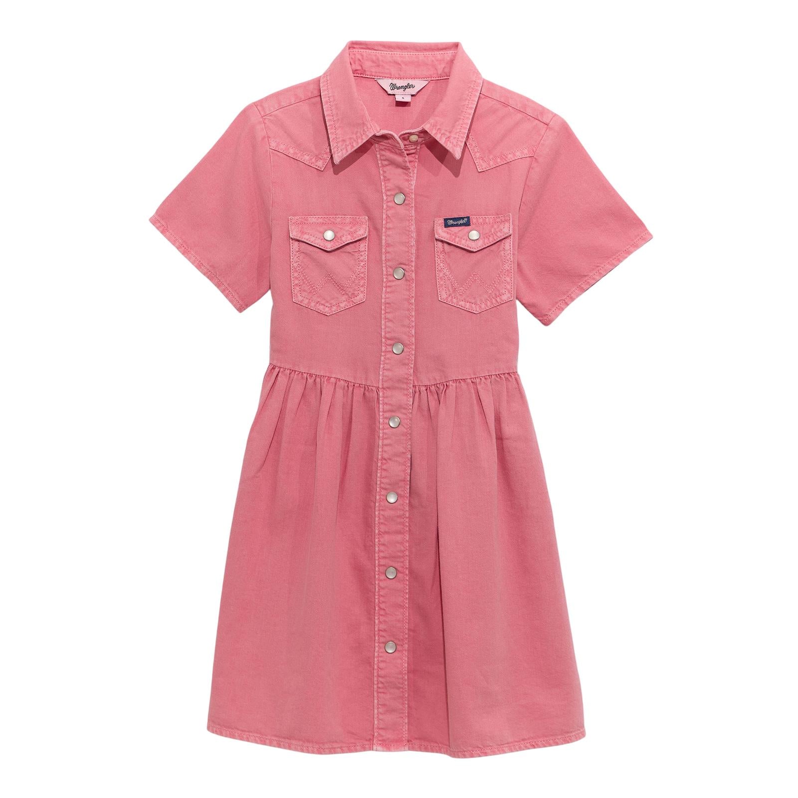 Girls Western Dress - Pink - 112375188