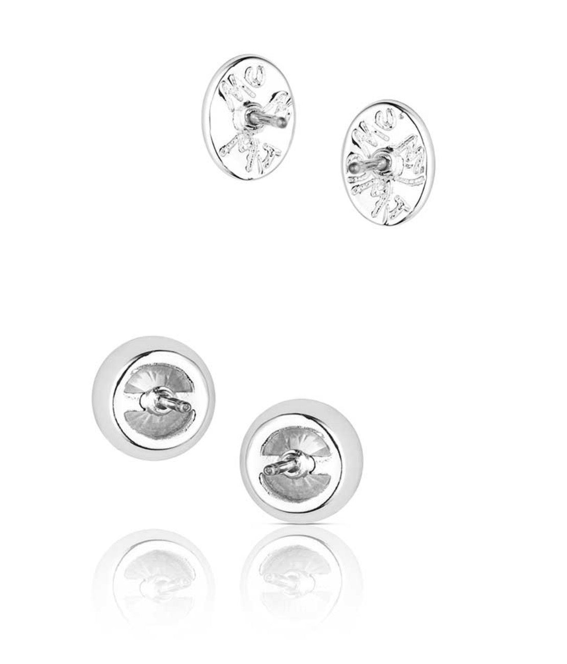 Circle Four Post Earring Set
