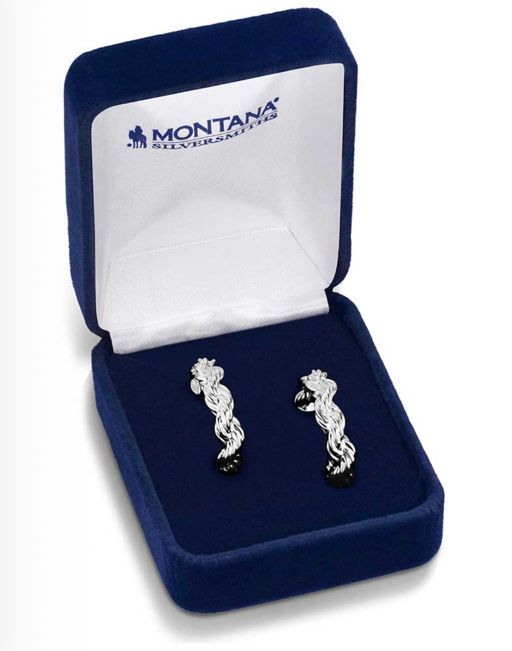 Plaited Rope Hoop Earrings