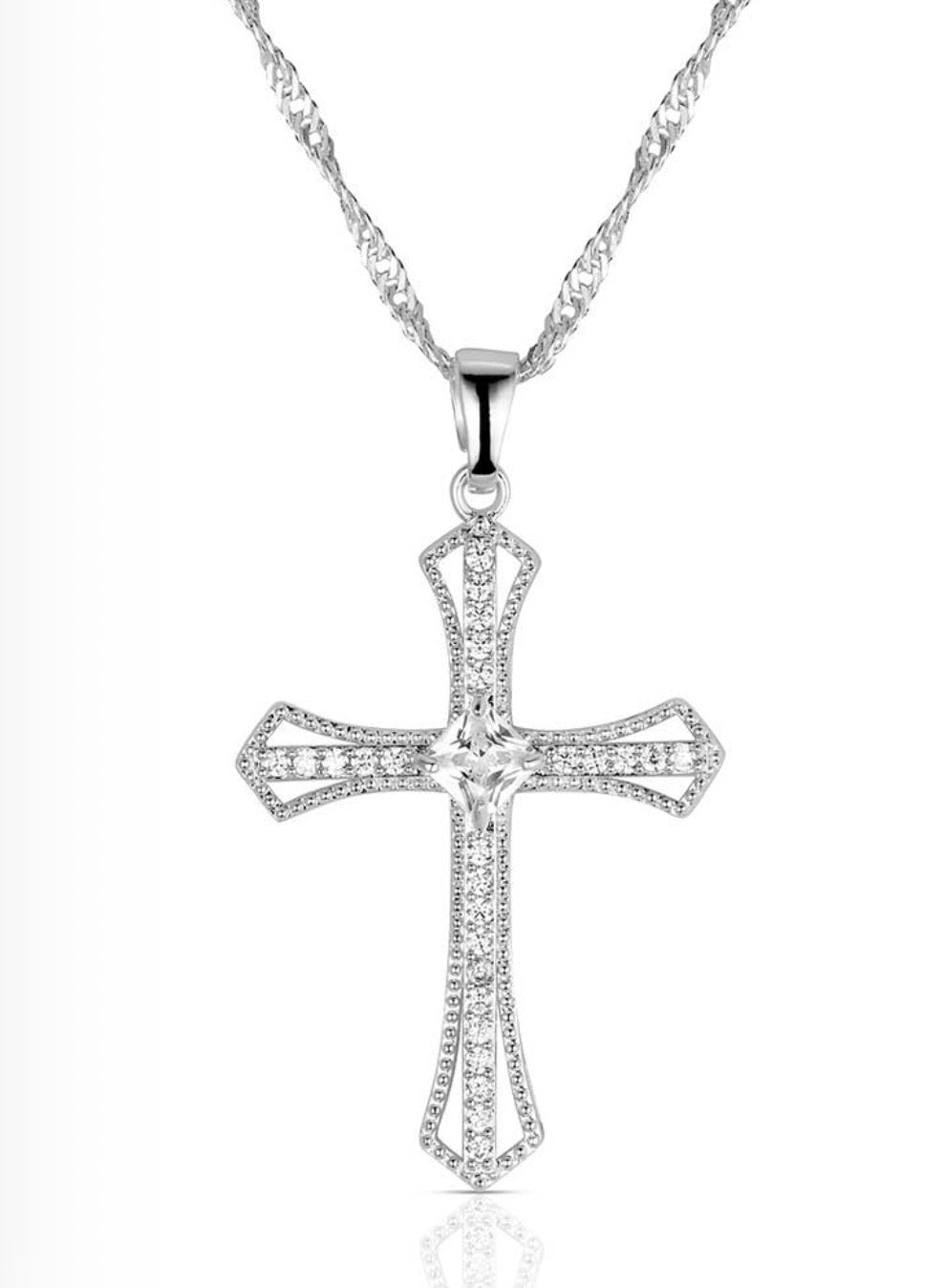 Desert Radiance Cross Necklace