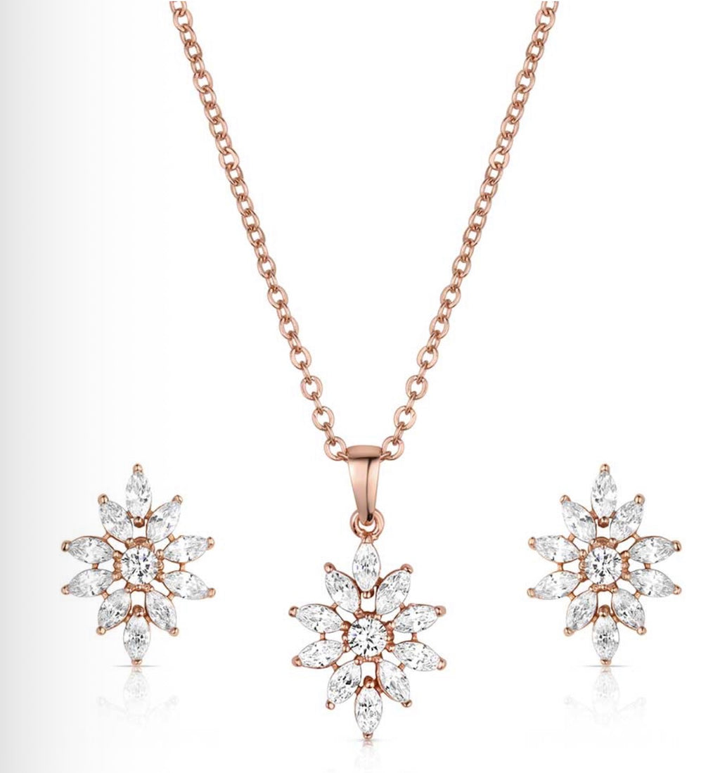 Crimson Sun Jewelry Set