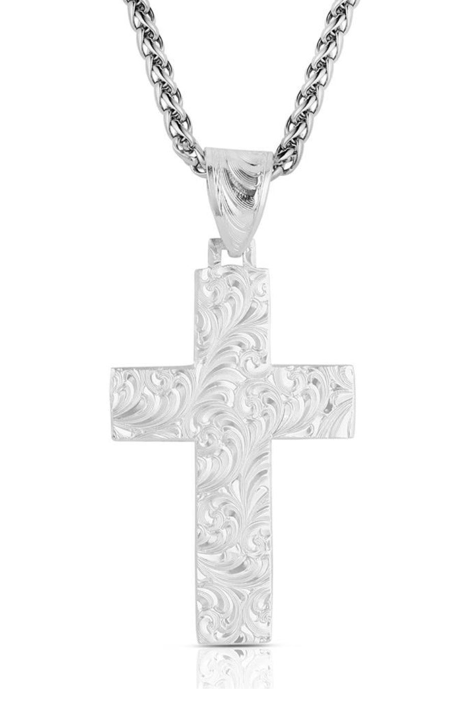 Granite Peak Cross Necklace