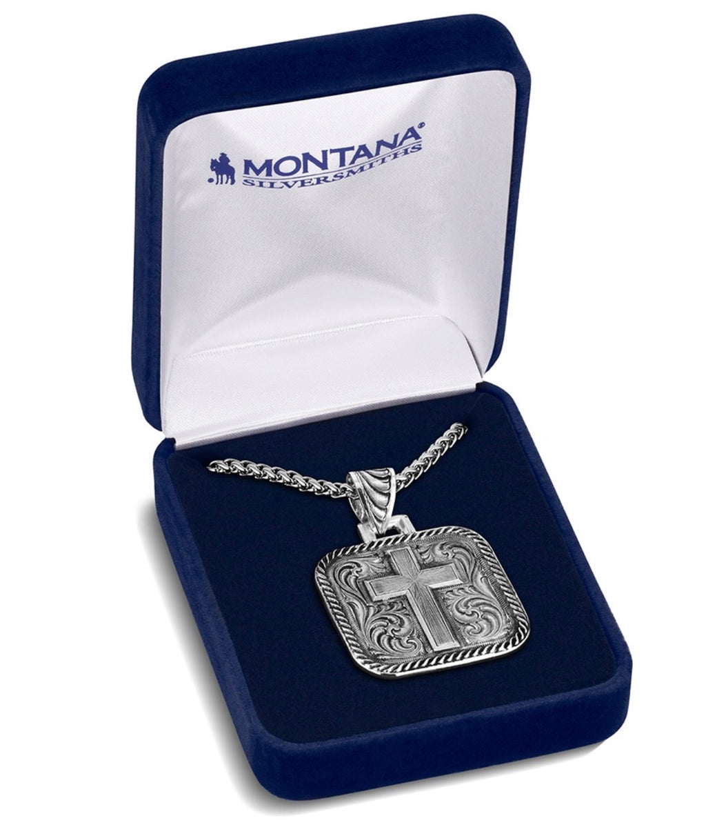 Ironwood Cross Necklace