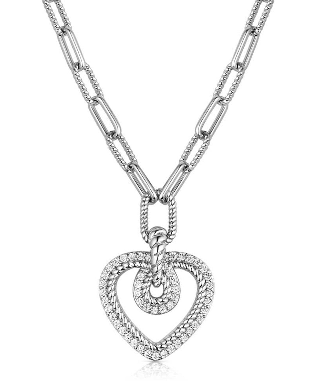 Heart of Radiance Crystal Necklace