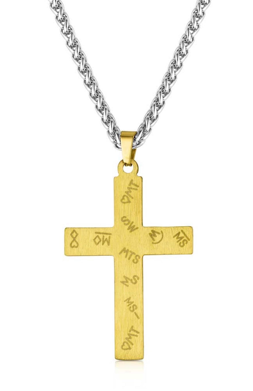 Anchor Point Cross Necklace