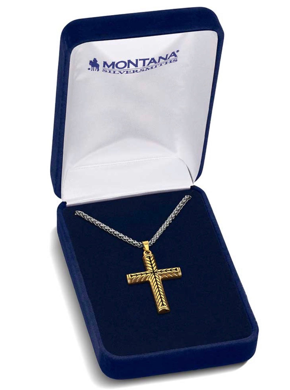 Anchor Point Cross Necklace