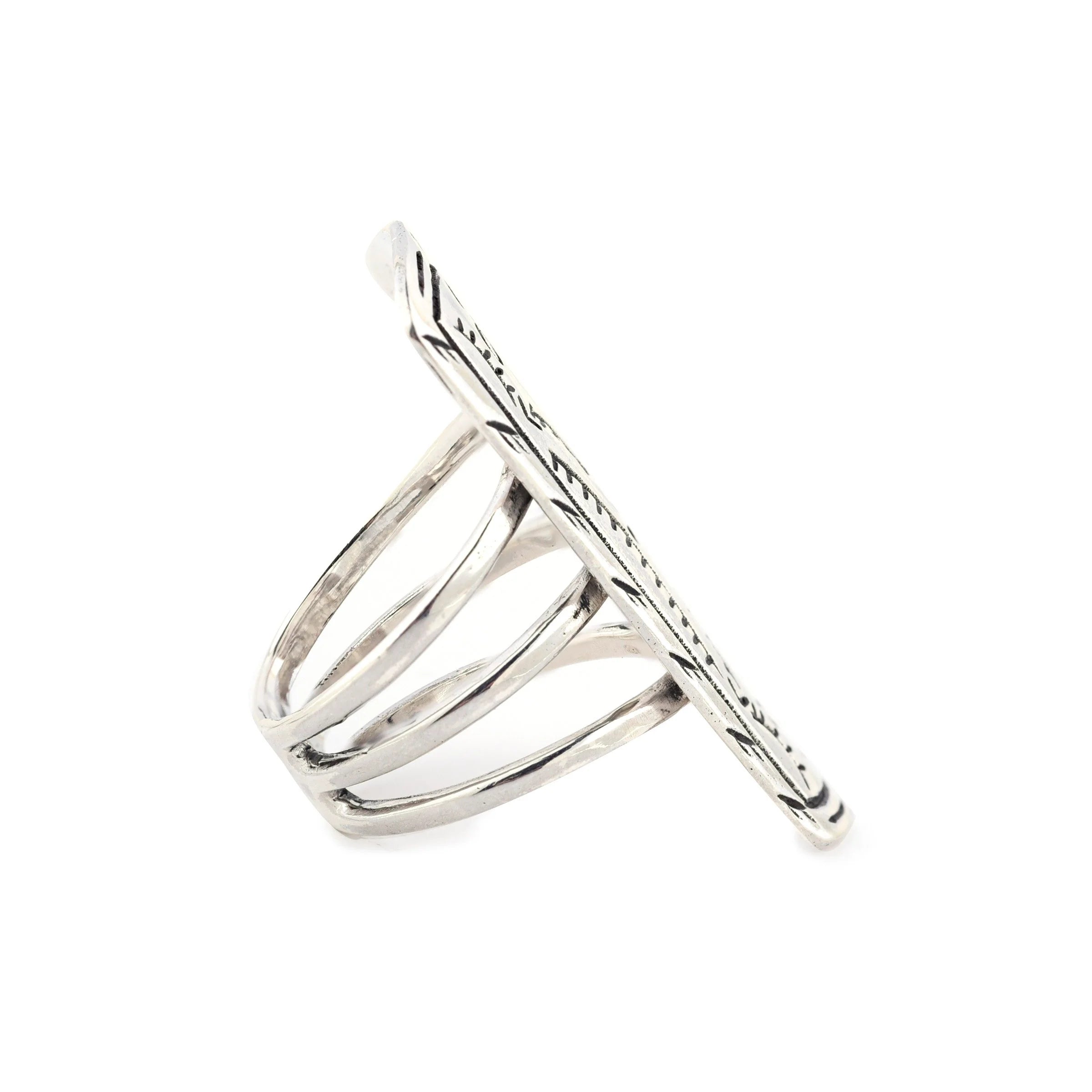 Nomad Sunflower Shield Ring