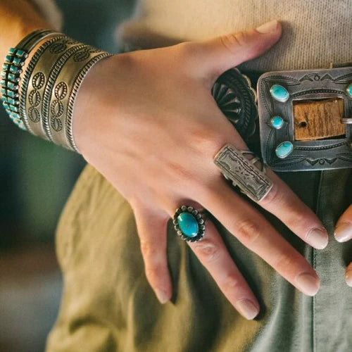 Nomad Mountain Spirit Shield Ring