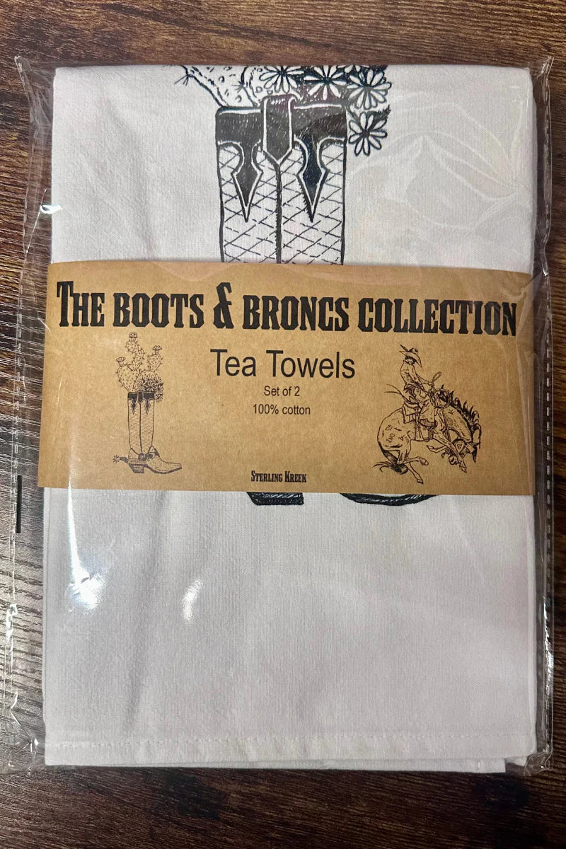 Boots & Broncs Collection Tea Towels