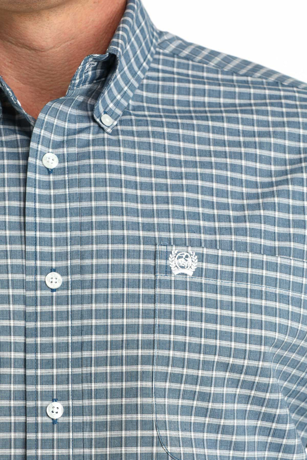 Men’s Cinch Blue Plaid Longsleeve