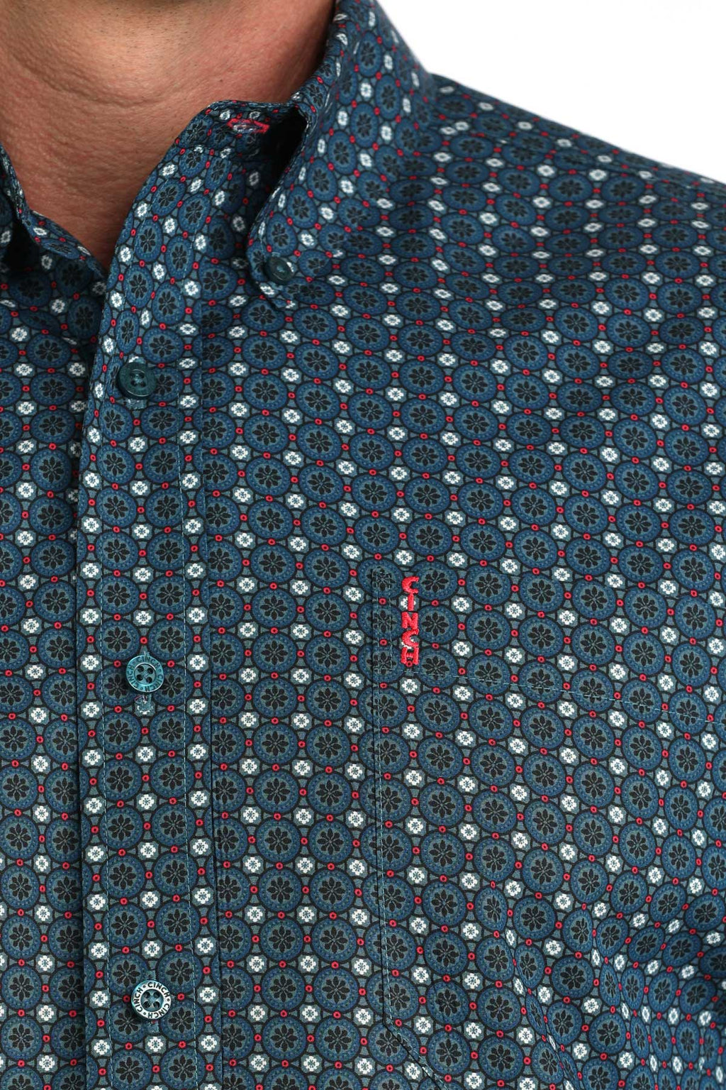 Cinch Navy Pattern Modern Fit