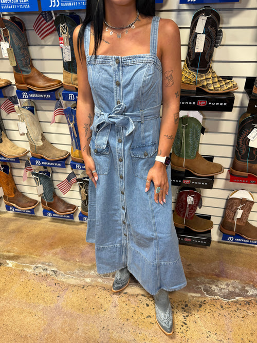 Stetson Denim Button Front Dress