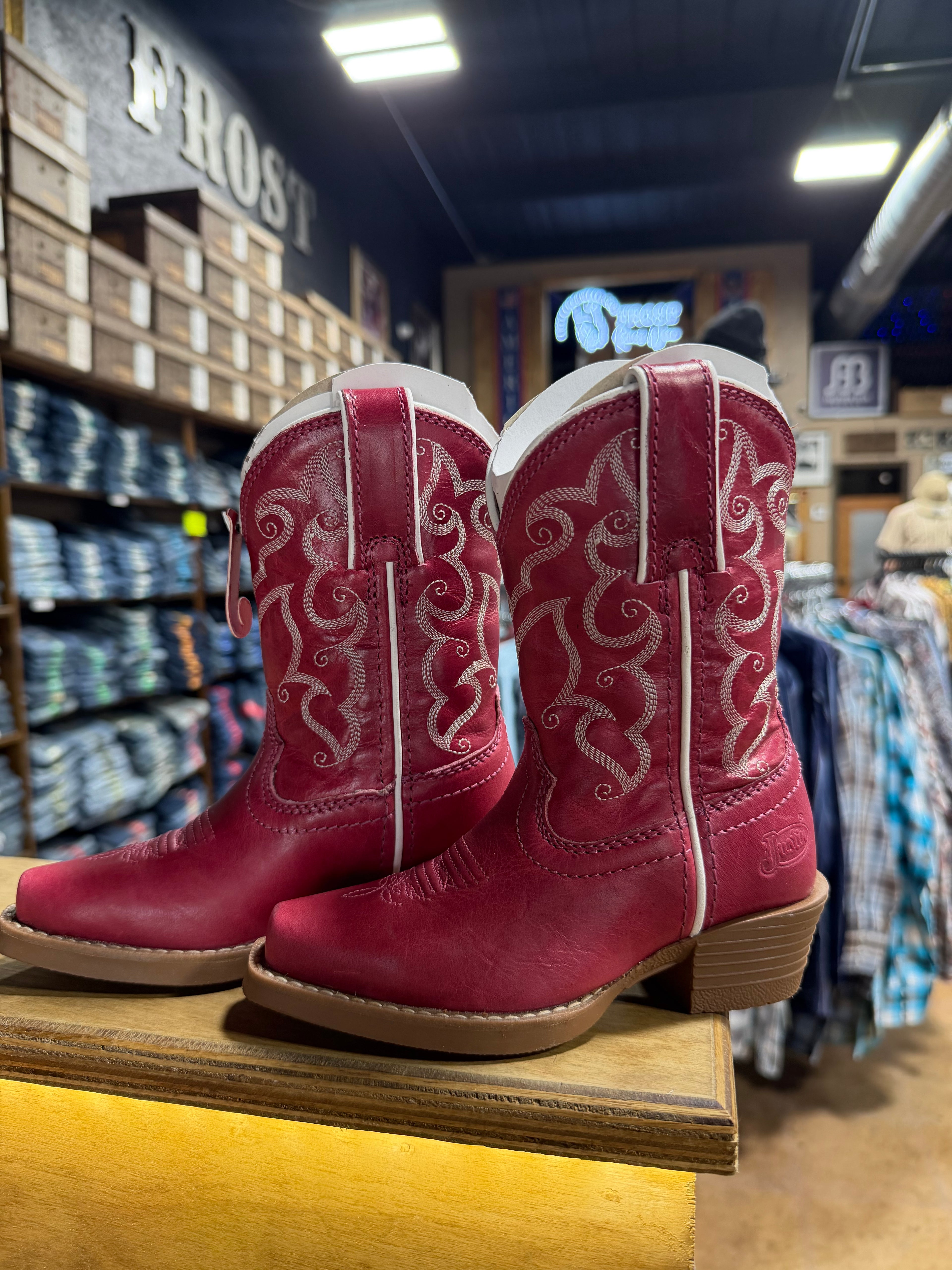 Girl’s Pink Bronci Boots (JK2793)