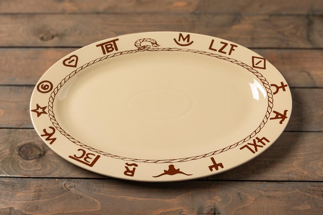 18 inches oval platter