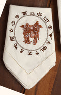Napkins, 4 pieces, Boots & saddle