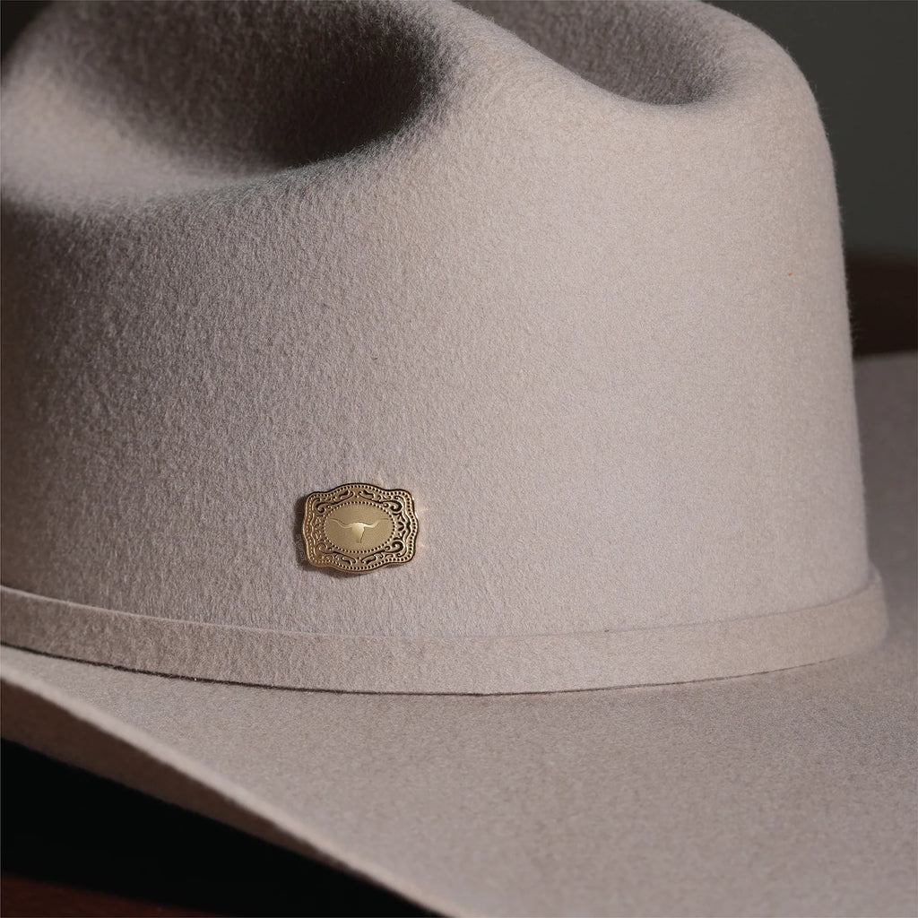 SpurWest Mini Belt Buckle Hatpin (Longhorn)