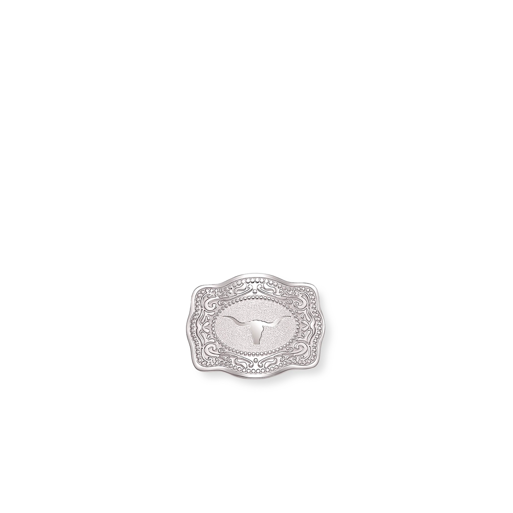 SpurWest Mini Belt Buckle Hatpin (Longhorn)