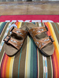 Tooled Leather Sandals