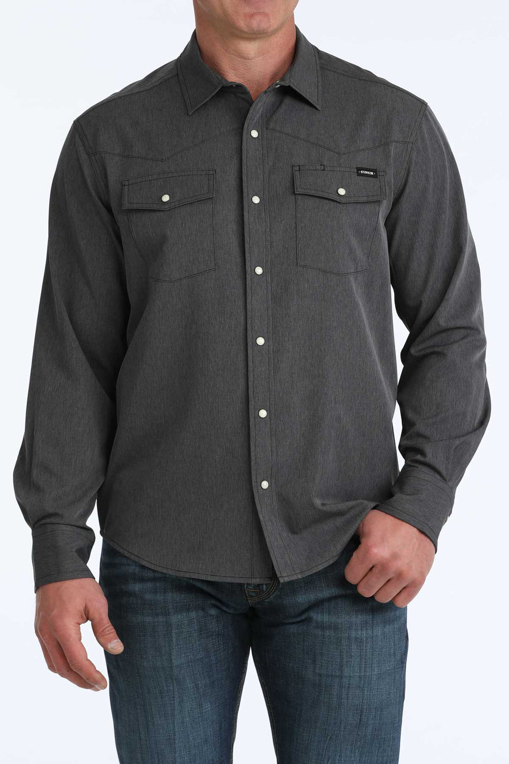 Cinch LS Black Shirt
