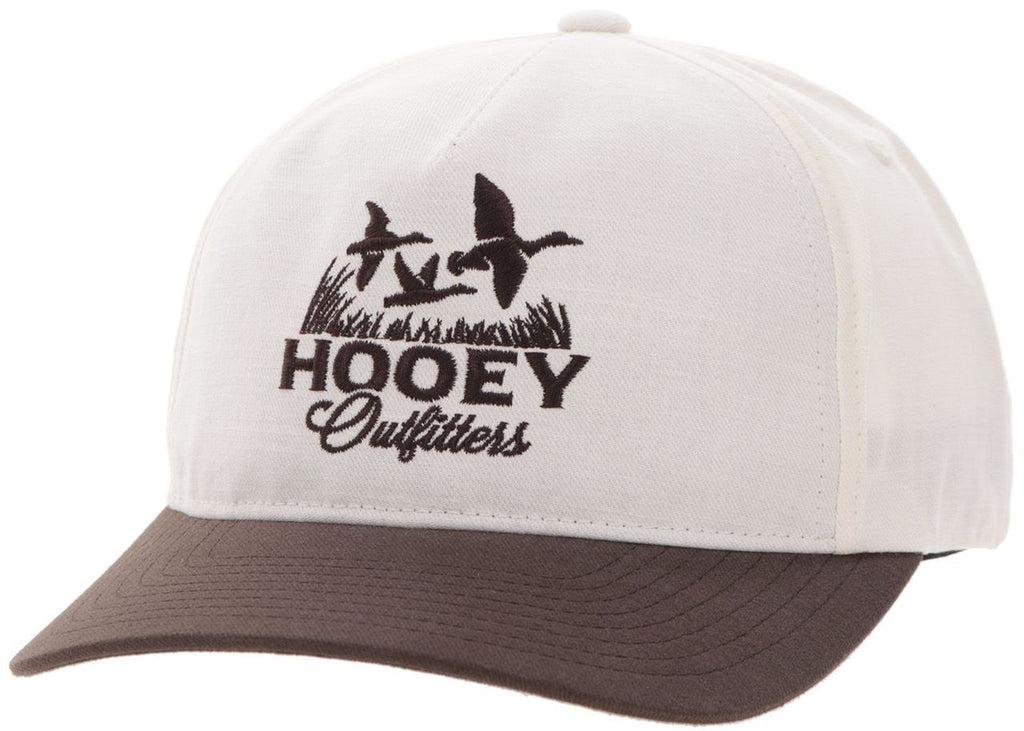 “Decoy” Hat Cream w/ Brown Logo