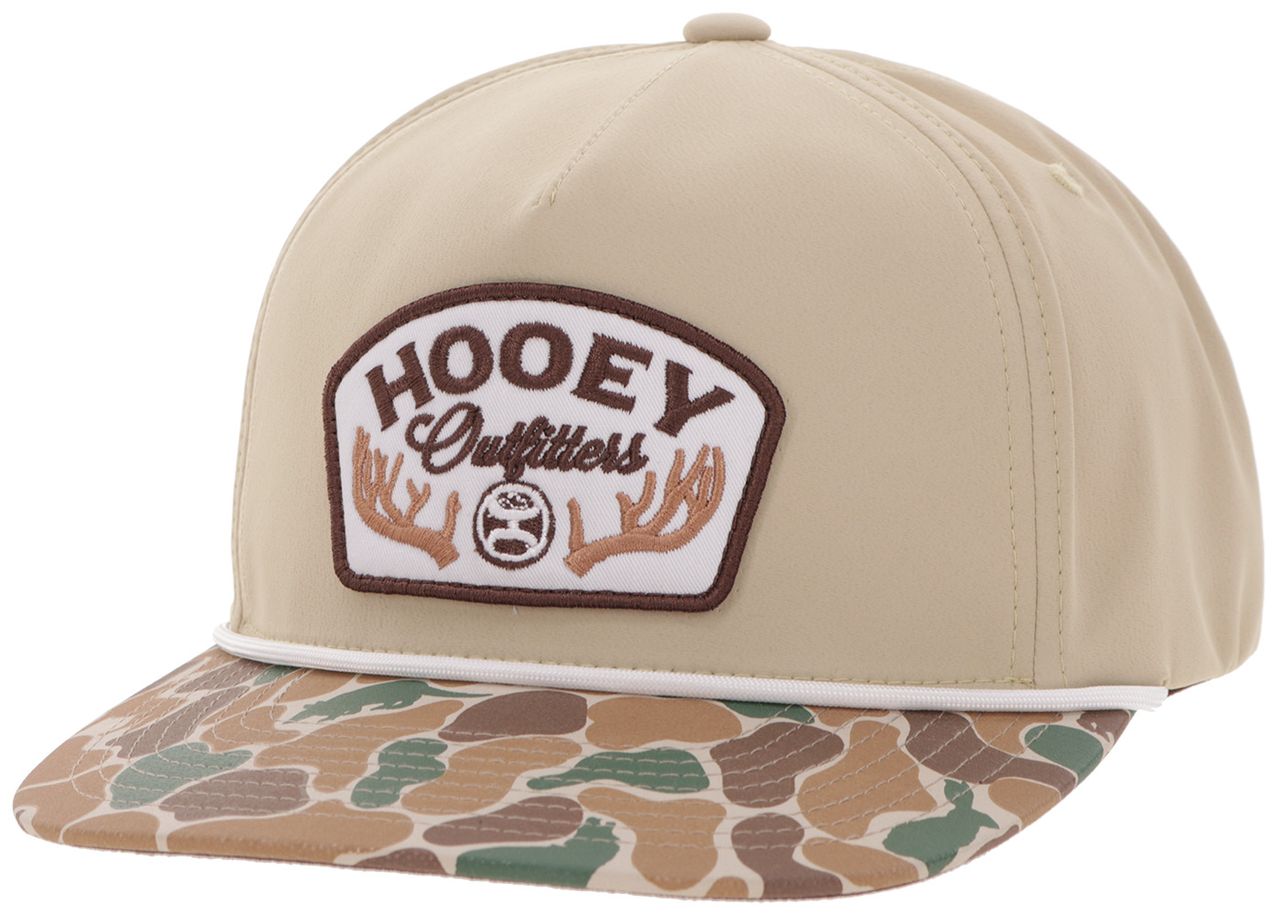 Outfitters Hat Tan/Camo w/ Brown Patch