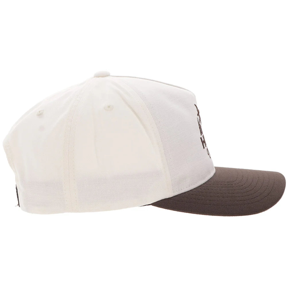 “Decoy” Hat Cream w/ Brown Logo