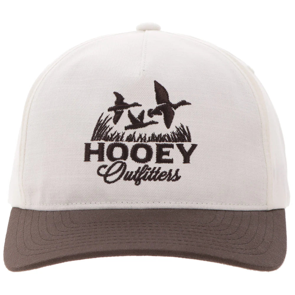 “Decoy” Hat Cream w/ Brown Logo