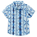 Wrangler® Baby Boy Long Sleeve Shirt - Blue Multi - 112378883