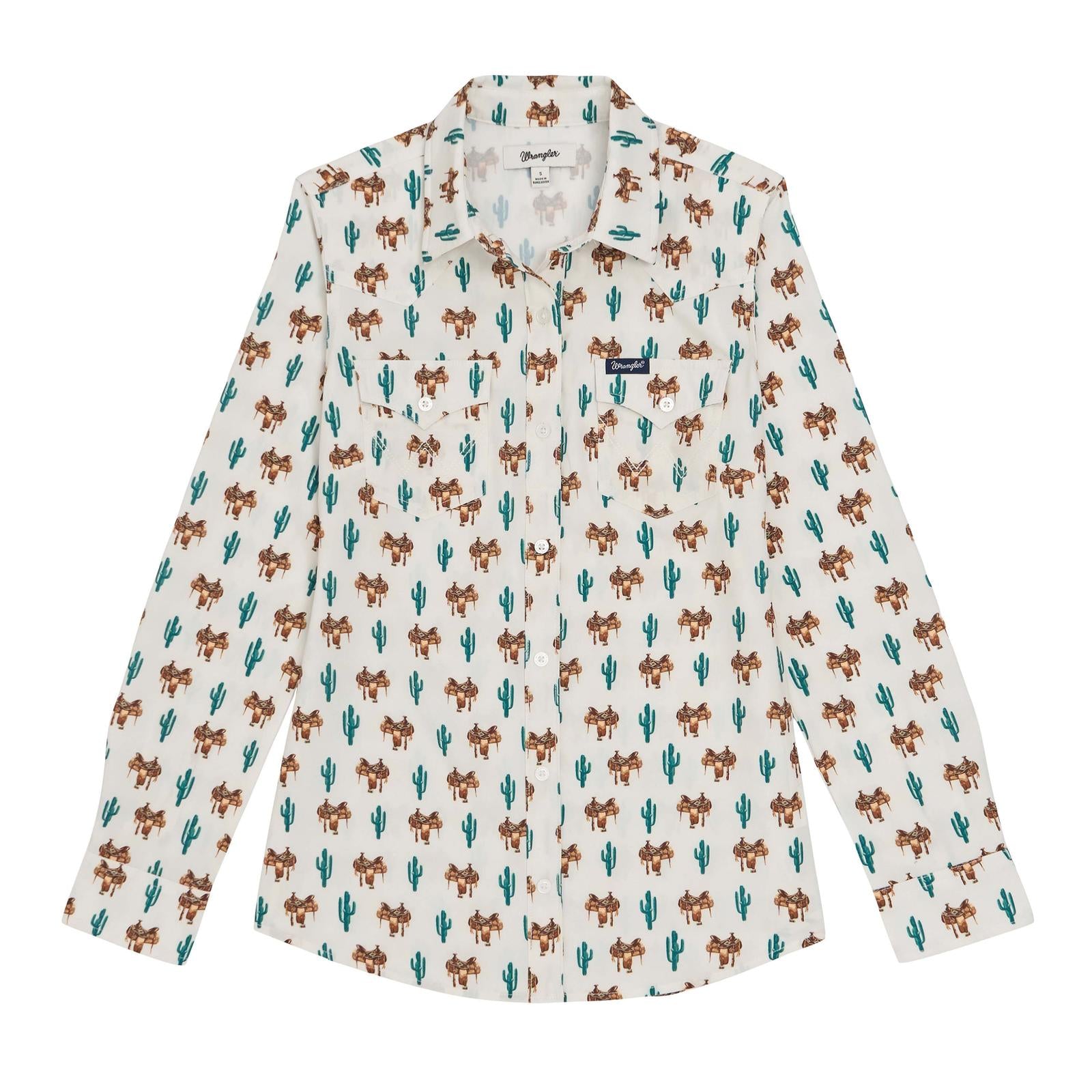 Wrangler® Performance Aria Shirt - Cream - 112379521