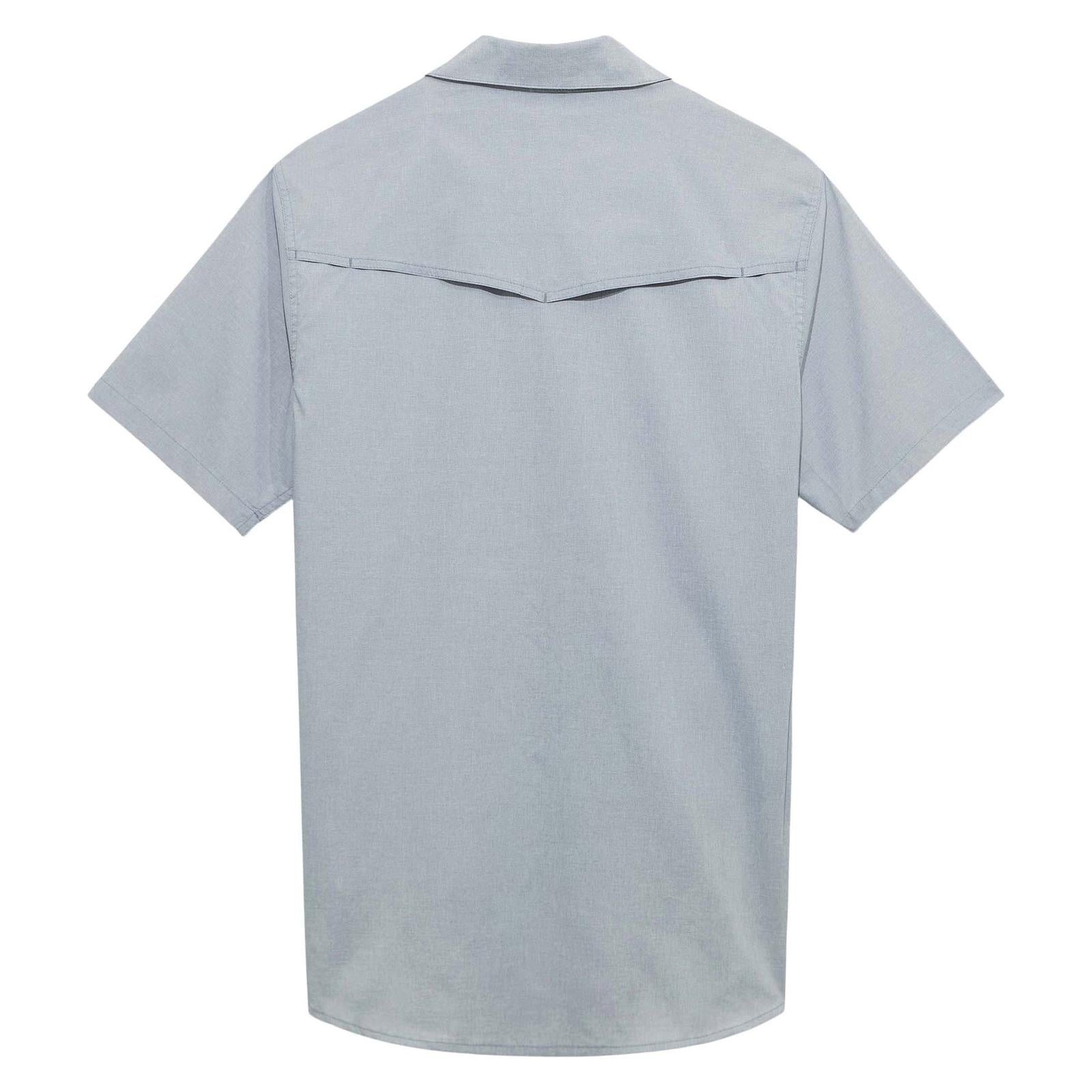 ATG -x- Wrangler® Short Sleeve Drover Utility Shirt - Bering Sea - 112375154