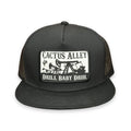 "Drill Baby Drill" - 6006 Black/Black Mesh, Snapback Cap