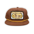 "Caballo" - Brown/Yellow Rope, Snapback Cap