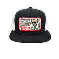"Bacon" - 6006 Black/ White Mesh, Snapback Cap